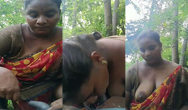 Malayalam Paid Aunty Blowjob – Dick Riding in Outdoor